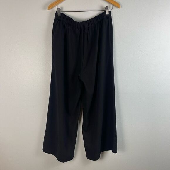 EILEEN FISHER TENCEL™ Ponte Cropped Wide-Leg Pants - Picture 3 of 8